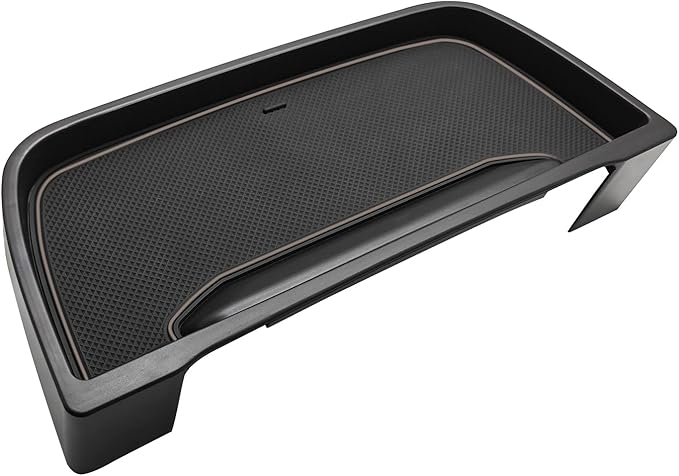Muslogy for Pilot Dash Storage Tray Insert Behind Screen Center Console Organizer Interior Accessories Compatible with Honda Pilot 2023-2025 Sport EX-L TrailSport Touring Elite(Brown) Won't fit 2026