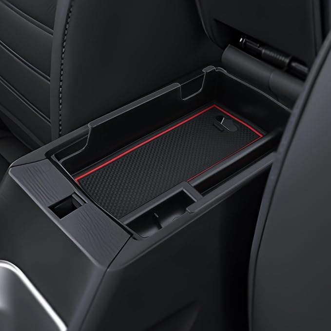 for Dodge Hornet Center Console Organizer Dodge Hornet 2023 2024 2025 GT/GT Plus R/T R/T Plus Accessories Armrest Tray Middle Storage Box Insert Container Durable ABS Plastic