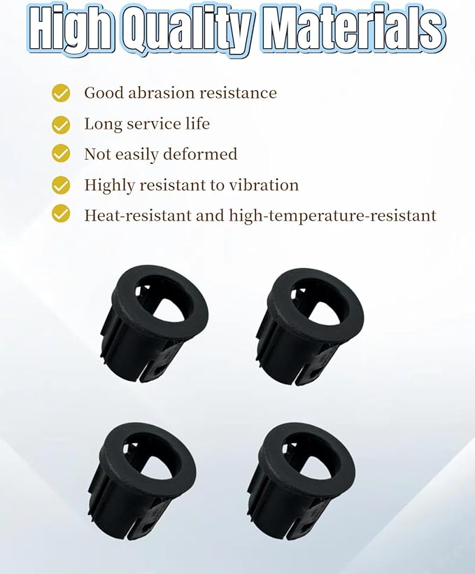 Rear Inner and Outer Parking Assist Sensor Retainer Bezels Fit for Ford F-150 F150 2015 2016 2017 2018 2019 2020, 4Pcs