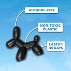 Little Pup 96605 Black Velvet Scent, Car Air Freshener, Clips to A/C Air Vent, Alcohol-Free Fragrance Oil, Non-Hazardous and 