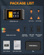 FOXWELL HD500 Heavy Duty Truck Scanner - Diesel Scanner with DPF Regen/Injector Cutoff/Limit Setting, Full System Diesel