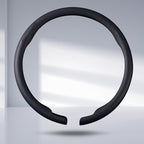 Steering Wheel Cover Thin Car Steering Wheel Accessories Universal Snap On Protector, Black