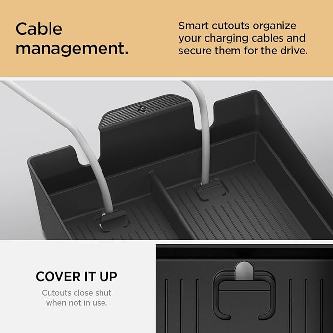 Spigen Console Organizer Tray for Rivian R1T and R1S 2026 2025 2024 2023 2022