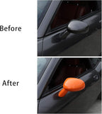 Voodonala for Challenger Rearview Mirror Cover Decoration Trim for 2009-2022 Dodge Challenger, ASB Orange, 10pcs
