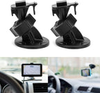 ASHATA Auto Recorder Stand Dash Camera Bracket, Dash Camera Sucker Car Recorder Holder Dashboard Suction Cup Dash Cam Mount, for Navigator Rearview Mirror (2pcs)