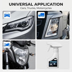 Automotive Headlight Restoration Kit,2026 New Coating Headlight Cleaner for Cars Trucks Motorcycles & RVs - Restore Yellowing