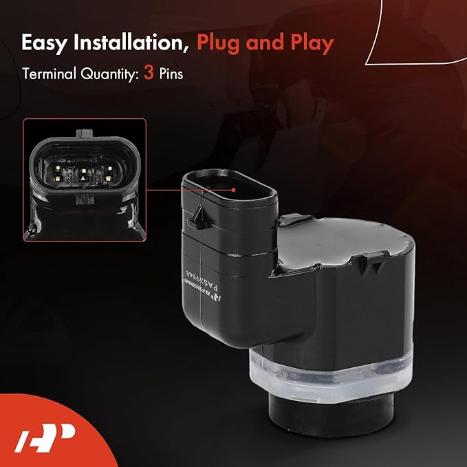 A-Premium 4-PC Reverse Backup Parking Assist Sensor Compatible with Select BMW Models - X3 2007-2010, X5 2007-2013, X6 2008-2014, Replace# 66209139868, 66209139867