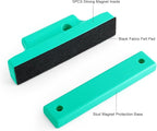 Gomake 2PCS Strong Magnetic Magnet Holder Auto Vinyl Wrap Strip Magnet Holder with Anti-Scratch Buffer for Car Vinyl Wrap/Tint Film and Sign Mark Graphics Positioning Tool Car Wrapping