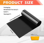 59.06x5.91 Car Windshield Tint Strip Kit,5% VLT Car Window Tint Film for Glare Reduction with Scraper & Knife,Cuttable Window Tints Cars Accessories for Windshield Tints