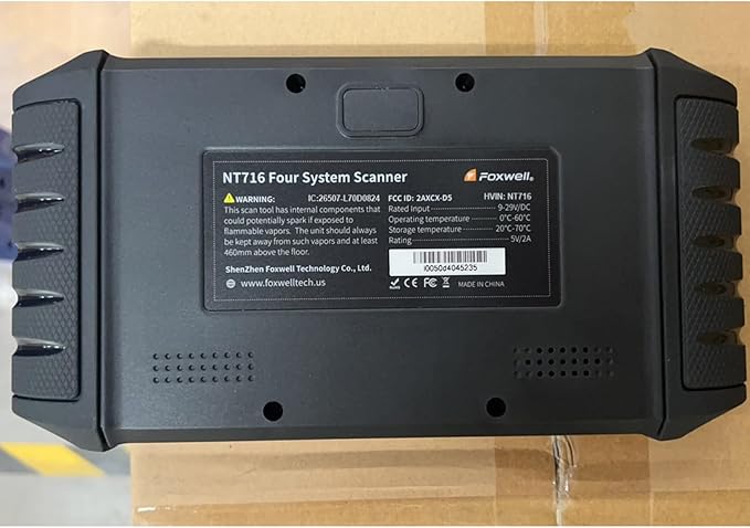 2026 FOXWELL NT716 Bidirectional OBD2 Scanner, 4-System Diagnostic Tool for ABS, SRS, Transmission & Engine, 9 Reset, ABS