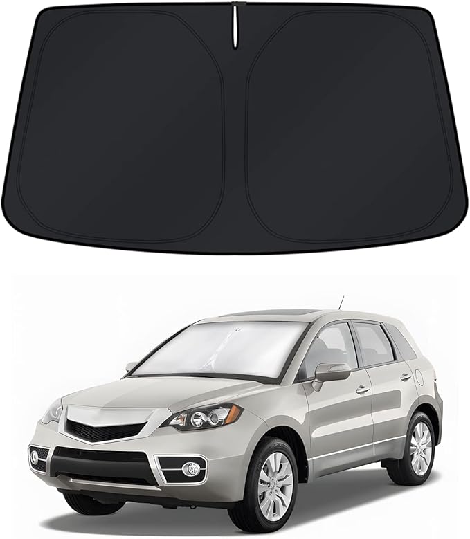 KUST Windshield Sun Shade for Acura RDX 2007–2010 2011 2012 Window Accessories Shade Sun Visor Cover Foldable Block UV Rays