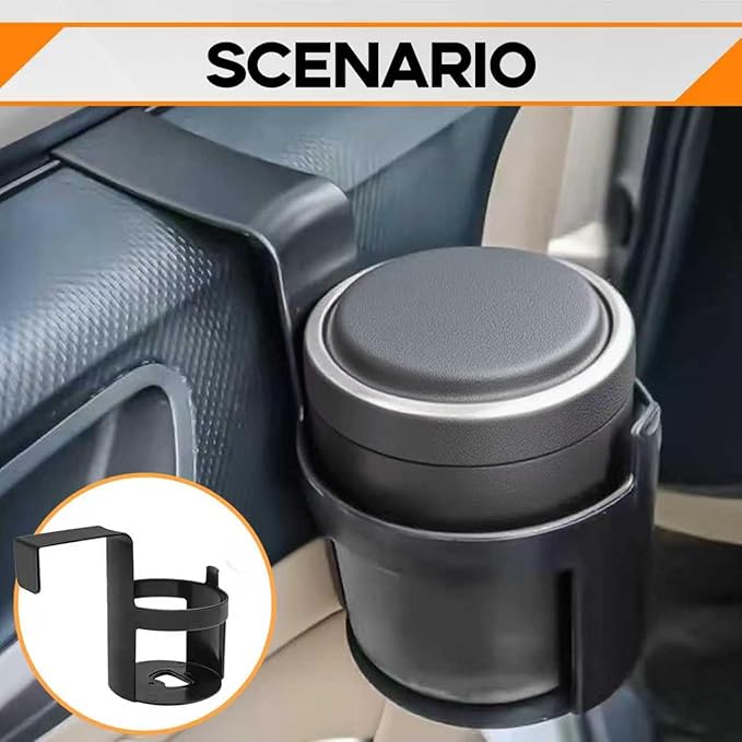 2-Pack Car Cup Holder, Waterproof and Durable, Portable Multifunction Automotive Cup Storage Accessories, Universal for Most 