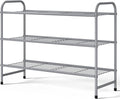 Kitsure Shoe Rack - Stainless Steel Shoe Organizer, Sturdy Shoe Rack for Closet and Front Door Entrance, Free Standing Shoe S