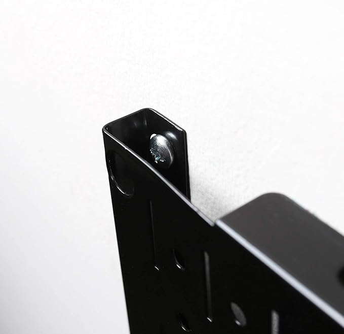 Wall Control Pegboard Wall Organizer Tiles Modular Black Metal Pegboard Tiling Set - Four 12-Inch Tall x 16-Inch Wide Peg Boa