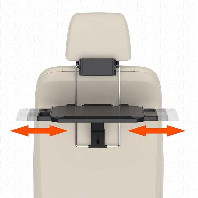 Car Steering Wheel Desk Compatible with Ford F150 F250 F350 F-150 F-250 F-350, Foldable Back Seat Tray Table, Car Steering Wheel Tray for Laptop Eating Writing, Travel Car Accessories,C