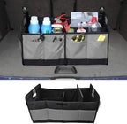 Car Trunk Organizer, Large Capacity Oxford Cloth Car Storage Box, Collapsible Multi-Compartment Organization Container,