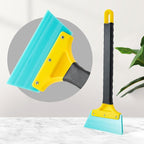 NEWISHTOOL 3 PCS TPU Rubber Squeegee with Different Hardness Blade, All Purpose Window Cleaner Tool Snow Scraper Tool Car Squeegfee Vinyl Wrap Tool Window Tint Squeegee Water Remover