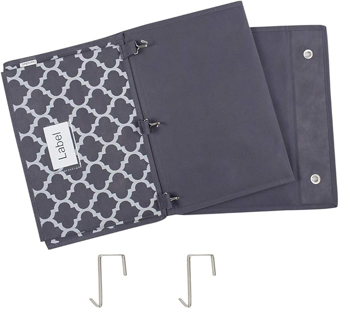 homyfort Over the Door File Organizer, Hanging File Folders, Wall Organizers and Storage for Mail, Magazine, Notebooks, Plann