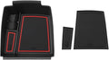Autorder Center Console Organizer for 2023-2026 Kia NIRO Accessories Armrest Storage Box Secondary Insert Tray with 2 Color Mats