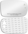 Blind Spot Mirror Glass With Full Size Adhesive for 2011-2023 Chrysler 300 Dodge Charger Passenger Side View Right RH