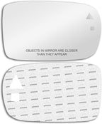 Blind Spot Mirror Glass With Full Size Adhesive for 2011-2023 Chrysler 300 Dodge Charger Passenger Side View Right RH