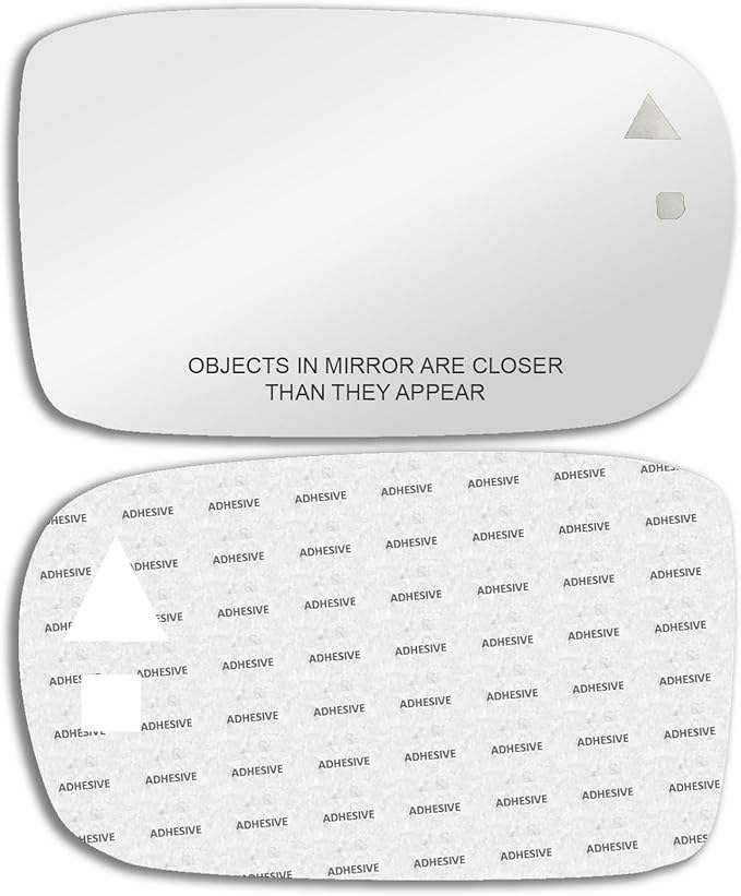 Blind Spot Mirror Glass With Full Size Adhesive for 2011-2023 Chrysler 300 Dodge Charger Passenger Side View Right RH