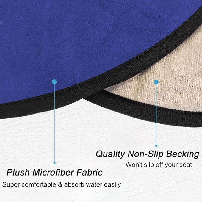 Waterproof Sweating Car Seat Cover for Post Gym Workout, Running, Swimming, Beach and Hiking, Universal Fit Non-Slip Bucket S
