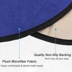 Waterproof Sweating Car Seat Cover for Post Gym Workout, Running, Swimming, Beach and Hiking, Universal Fit Non-Slip Bucket S