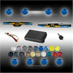 New Features Forward and Reverse Parking sensors, Option to Measure Distance in inches, bidirectional Display Option, and Customizable Digital Direction 18 Color Probes to Choose from(Blue)