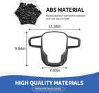 Carbon Fiber Steering Wheel Trim Cover Compatible with GMC-Sierra 1500 2019-2025 & GMC-Sierra 2500HD/3500HD 2020-2024, for GMC-Yukon 2021-2024