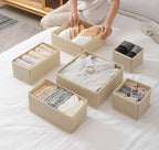 Fordonral 12 Pack Drawer Organizer Clothes, Foldable Fabric Dresser Organizer Closet Organizers and Storage Box for Underwear
