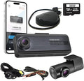 THINKWARE Q200 Dash Cam Car Dashboard Camera, WiFi, WDR, Speed Red Light Alerts, ADAS, 256GB Max, Parking Monitor, Night Visi