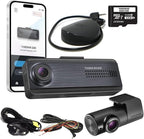 THINKWARE Q200 Dash Cam Car Dashboard Camera, WiFi, WDR, Speed Red Light Alerts, ADAS, 256GB Max, Parking Monitor, Night Visi