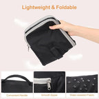 Cambond Travel Underwear Organizer Bag - 4-in-1 Soft Double Layer Bra Travel Bag, Portable Expandable Compression Packing Org