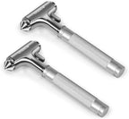 Car Safety Hammer, Car Glass Breaker with Seat Belt Cutter, Automotive Escape Tool, Metal Window Breaker, Emergecy Safety Ham