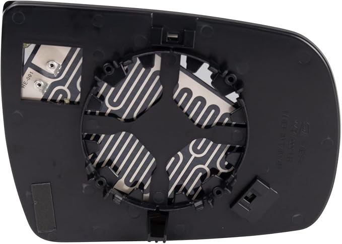TRQ Driver Side Mirror Glass Heated Snap On Compatible with 2011-2015 Kia Sorento KI1324102