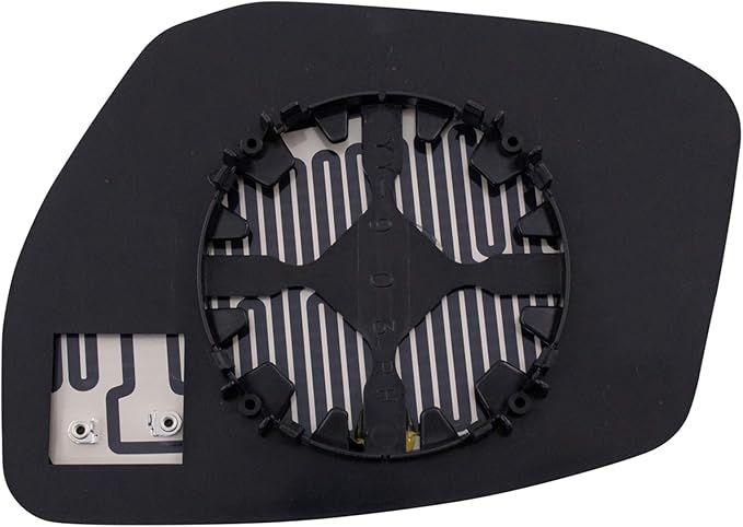 TRQ Passenger Side Heated Mirror Glass Compatible with 2013-2018 Nissan Altima 2013-2019 Nissan Sentra NI1325107