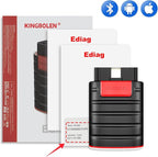 KINGBOLEN Ediag OBD2 Scanner Bluetooth, Bidirectional Scanner All System Diagnostic Tool for iOS & Android, Active Test,15+