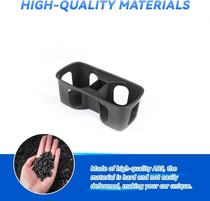 Black Center Console Cup Holder Compatible with Land Rover Defender 90 110 130 2020-2024 Car Cup Holder Expander Storage Box，