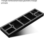 Heavy Duty Parking Stopper for Garage, Garage Parking Aid, Garage Parking Stops, Strong Reflective Strips, Rubber Material, for car park