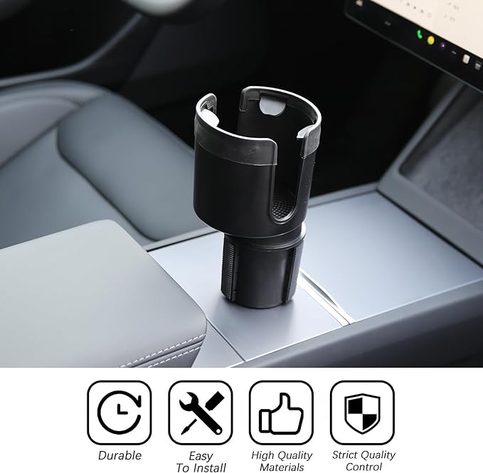 Cup Holder Expander for Car, Cup Expander Compatible with Hydro Flask 32/40oz, Yeti 24/30/36oz, Other Bottles, Large Cup Holder Adapter Fits for Universal Vehicle Car Accessories