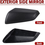 Left Driver Side & Right Passenger Side Exterior Mirror Cap Cover Rearview Mirror Cover Trim Fit for 2018-2023 Chevrolet Equinox/GMC Terrain Replaces 23406417 23406416 (Textured Black)
