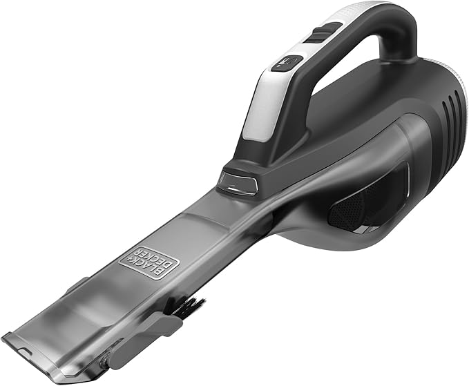 BLACK+DECKER Dustbuster Reveal Handheld Vacuum Cordless, Car Vacuum Portable Cordless, LED Light, Long Run Time, Rechargeable