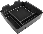 SKTU Compatible with 2022-2025 2026 Kia Carnival Center Console Organizer 2024 2025 2026 Carnival Accessories Console Tray 2024 2025 2026 Carnival Console Organizer with Coin and USB Hole (White)