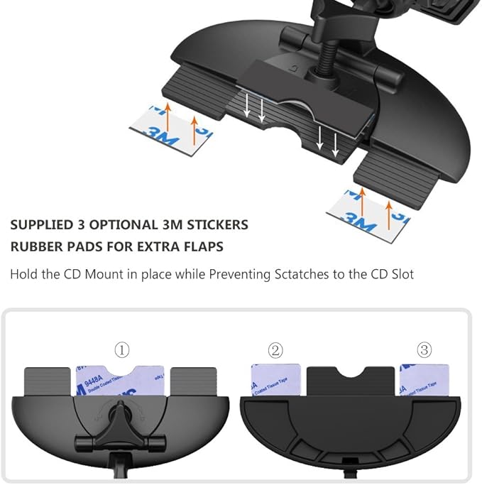 Magnetic Universal CD Slot Phone Holder, CD Slot Strong Magnet Car Phone Mount Compatible Smartphones