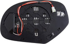 TRQ Mirror Glass Heated Arrow Signal Blind Spot Detection Passenger Right RH Compatible with GM