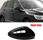 Passenger Right Side Rear Mirror Cover Black For 2017 2018 2019 2020 Volkswagen Tiguan MK2