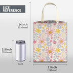 Car Trash Can, Cute Car Trash Bag, Hanging Car Organizer and Storage Bag, Trash Bin for Car Accessories, Vehicle, Travelling, Camping Cute Spring Flower