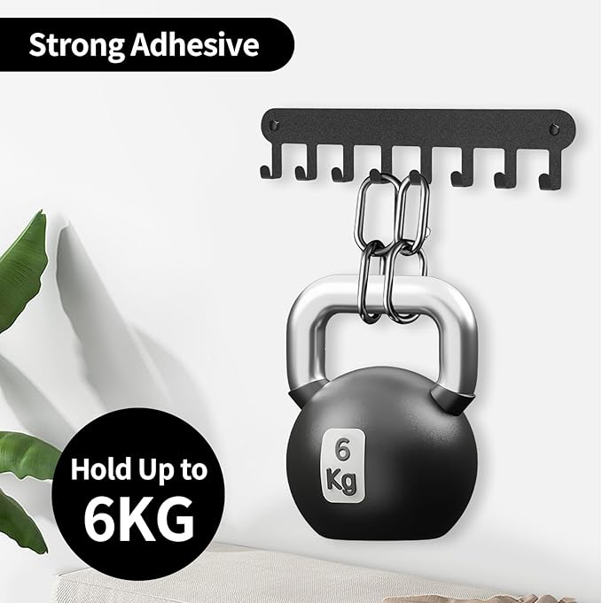 2 Pack Key Holder Wall Mount, Key Holder for Wall,Key Wall Holder, Key Hooks Hanging Keys, Key Hanger Wall Mount with 8 Hooks