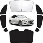 8PCS Car Window Shades for Infiniti Q50L 2014-2024, Window Covers for Q50L Windshield Side Rear Windows, Full Set Privacy Protection Car Sunshade with UV Blocking for Camping Napping